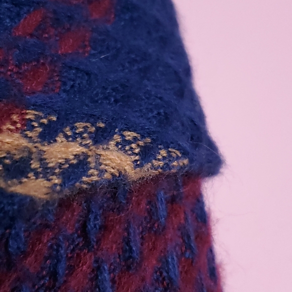 Nanette Lepore Plaid Blanket Poncho OSFA - Picture 4 of 16